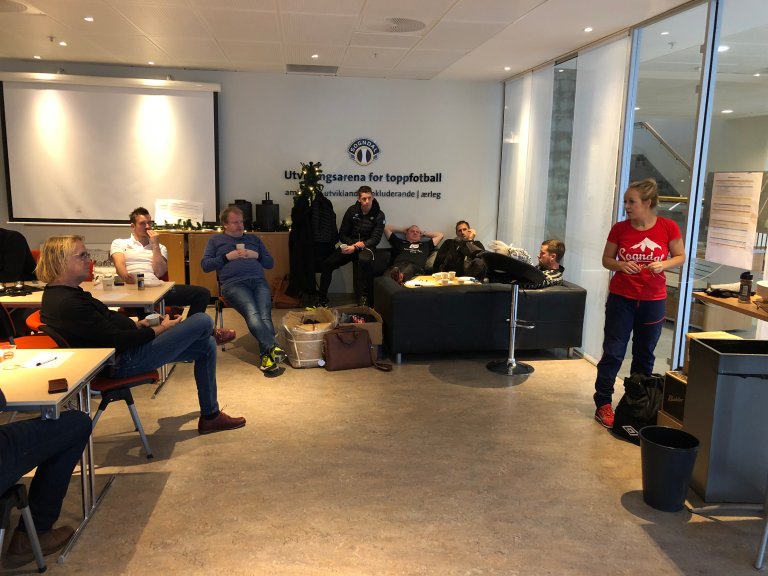 Sogndal Fotball dugnad rydding.