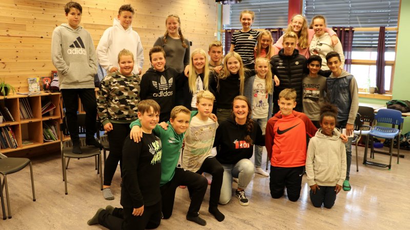 8. klasse på Kaupanger Skule