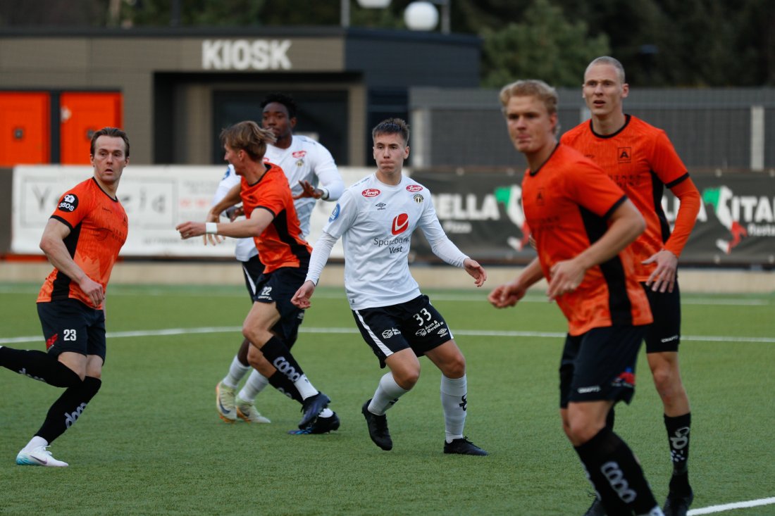 Sander Granheim i kampen mot Åsane før sesongen