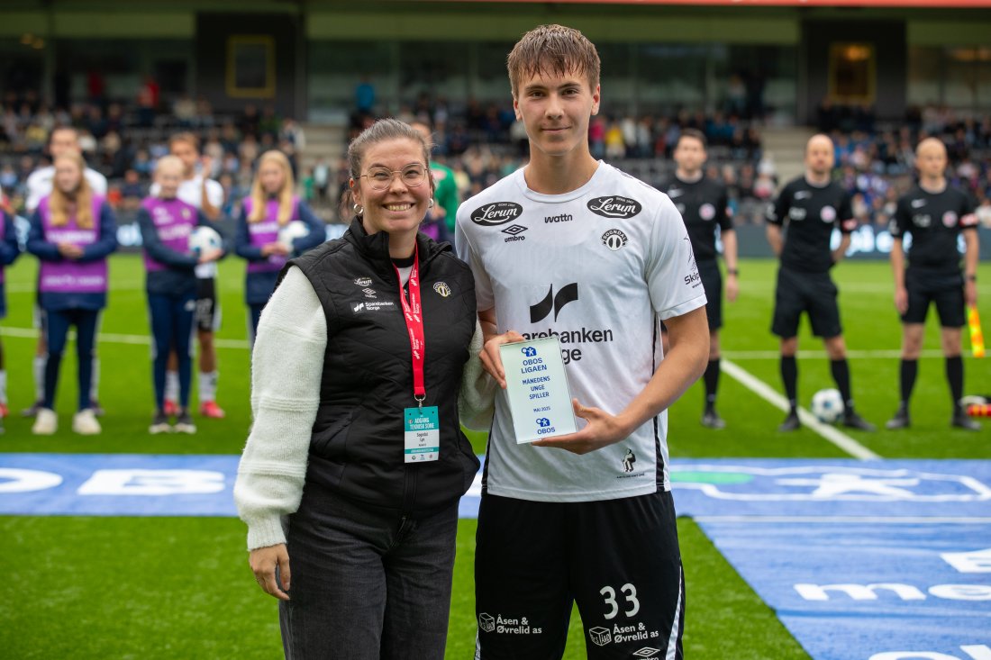 Sander Granheim fekk pris som månadens unge spelar i mai 25